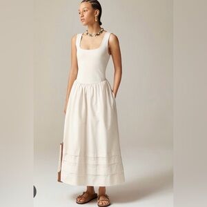 J. Crew Drop Waist Mixy Dress